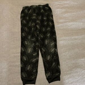 Kids Black Spider Man Pajama Pants